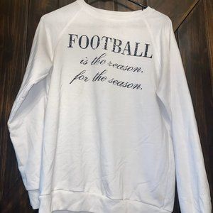 Women's Lightweight Football Crewneck Sweatshirt